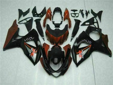 Brown Black 09-16 Suzuki GSXR 1000 Motorcycle Fairing