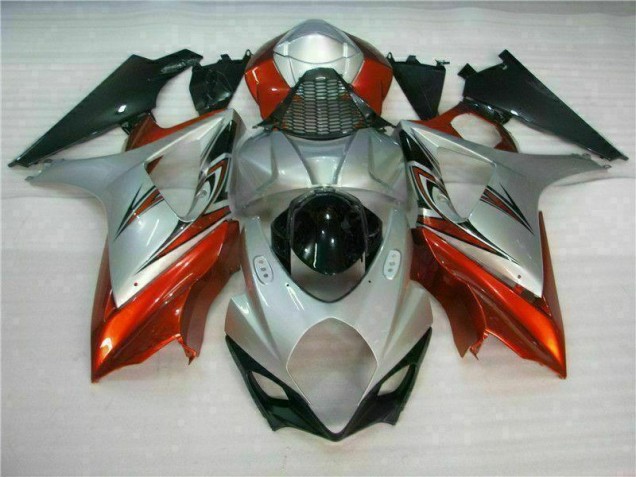 Brown Silver 07-08 Suzuki GSXR 1000 Motorcycle Fairings Brown Silver 07-08 Suzuki GSXR 1000 Motorcycle Fairings