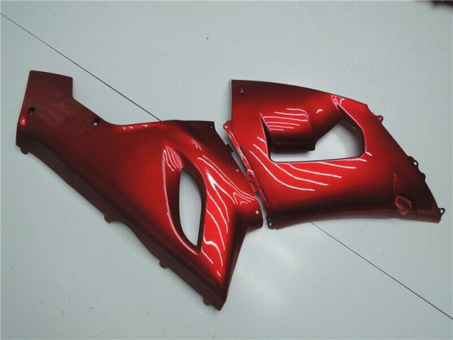 Candy Red 05-06 Kawasaki ZX6R Motorcycle Fairings