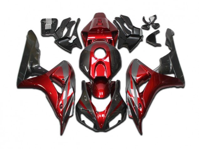 Candy Red Grey Black 04-05 Honda CBR1000RR Motorcycle Fairings Candy Red Grey Black 04-05 Honda CBR1000RR Motorcycle Fairings