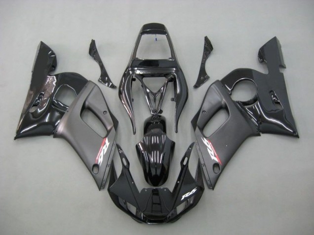 Contrast Black 98-02 Yamaha YZF R6 Motorcycle Fairings