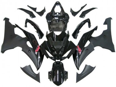 Contrast Black R6 08-16 Yamaha YZF R6 Motorcycle Fairings