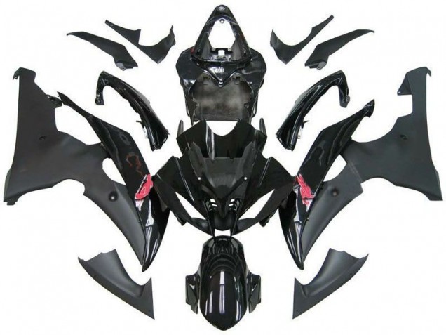 Contrast Black R6 08-16 Yamaha YZF R6 Motorcycle Fairings