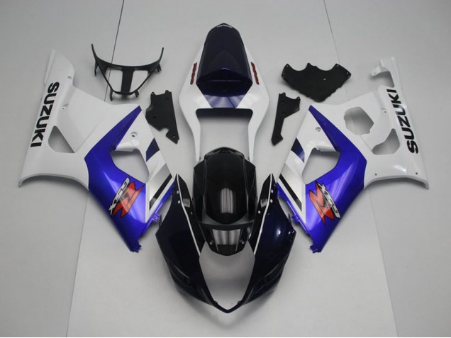 Dark Blue Front and Blue 03-04 Suzuki GSXR 1000 Motorcycle Fairings Dark Blue Front and Blue 03-04 Suzuki GSXR 1000 Motorcycle Fairings
