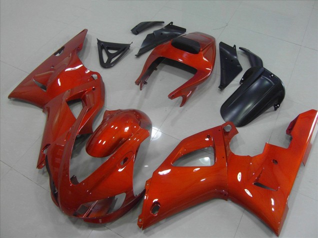 Dark Orange 98-99 Yamaha YZF R1 Motorcycle Fairings Dark Orange 98-99 Yamaha YZF R1 Motorcycle Fairings
