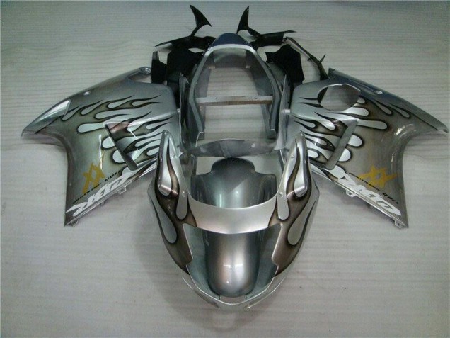 Flame Silver Grey 96-07 Honda CBR1100XX Motorcycle Fairings Flame Silver Grey 96-07 Honda CBR1100XX Motorcycle Fairings