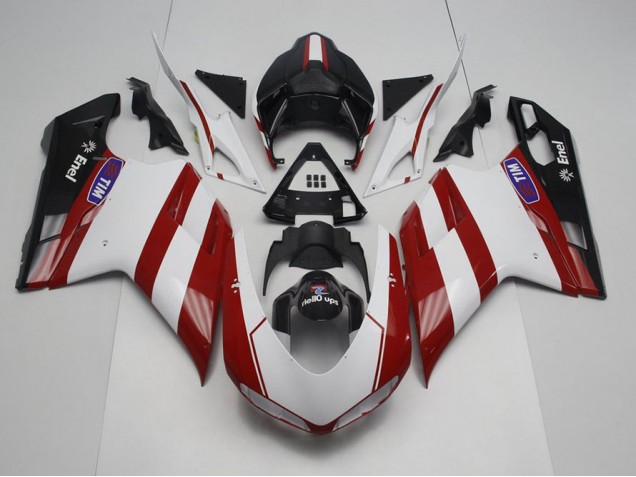 Generali with No Logo 07-14 Ducati 848 1098 1198 Motorcycle Fairings Generali with No Logo 07-14 Ducati 848 1098 1198 Motorcycle Fairings