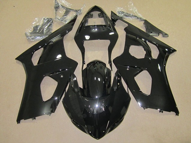 Gloss Black 03-04 Suzuki GSXR 1000 Motorcycle Fairings Gloss Black 03-04 Suzuki GSXR 1000 Motorcycle Fairings