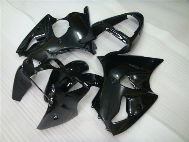 Glossy Black 00-02 Kawasaki ZX6R Motorcycle Fairings Glossy Black 00-02 Kawasaki ZX6R Motorcycle Fairings