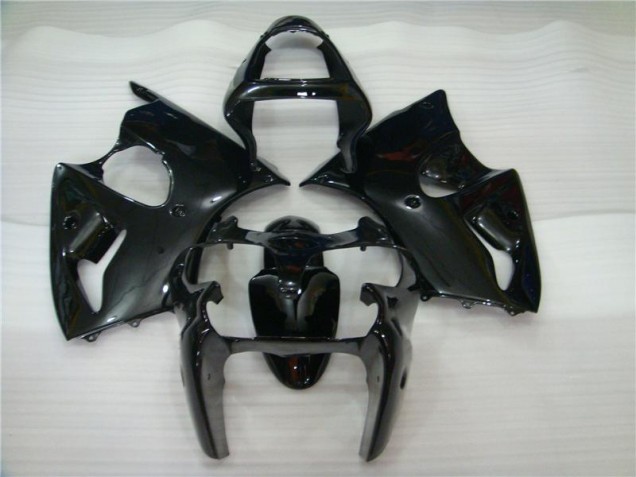 Glossy Black 00-02 Kawasaki ZX6R Motorcycle Fairings Glossy Black 00-02 Kawasaki ZX6R Motorcycle Fairings
