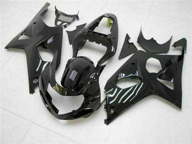 Glossy Black 00-02 Suzuki GSXR 1000 Motorcycle Fairings Glossy Black 00-02 Suzuki GSXR 1000 Motorcycle Fairings