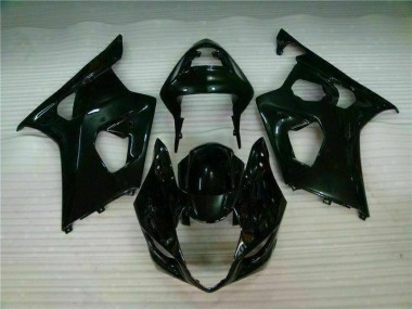 Glossy Black 03-04 Suzuki GSXR 1000 Motorcycle Fairing