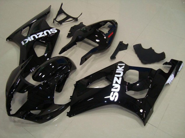 Glossy Black 03-04 Suzuki GSXR 1000 Motorcycle Fairings Glossy Black 03-04 Suzuki GSXR 1000 Motorcycle Fairings