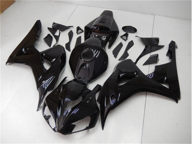 Glossy Black 06-07 Honda CBR1000RR Motorcycle Bodywork Glossy Black 06-07 Honda CBR1000RR Motorcycle Bodywork