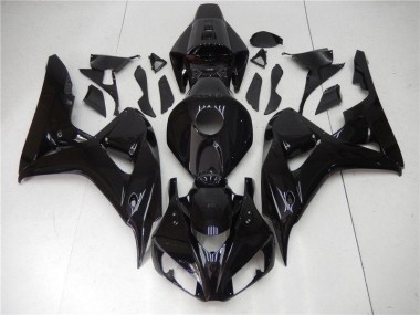 Glossy Black 06-07 Honda CBR1000RR Motorcycle Bodywork