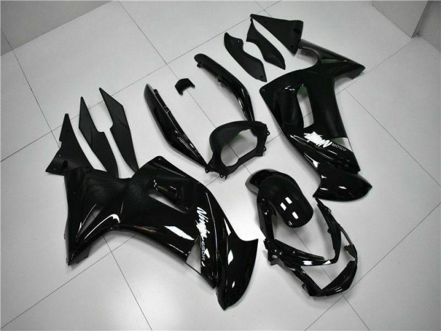 Glossy Black 06-08 Kawasaki EX650 Motorcycle Fairings Glossy Black 06-08 Kawasaki EX650 Motorcycle Fairings