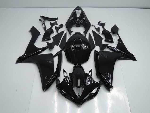 Glossy Black 07-08 Yamaha YZF R1 Motorcycle Fairings Glossy Black 07-08 Yamaha YZF R1 Motorcycle Fairings