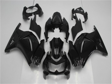 Glossy Black 08-12 Kawasaki EX250 Motorcycle Fairings