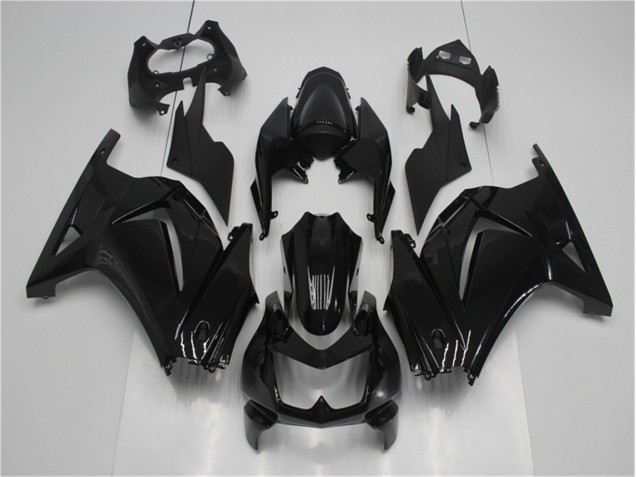 Glossy Black 08-12 Kawasaki EX250 Motorcycle Fairings Glossy Black 08-12 Kawasaki EX250 Motorcycle Fairings