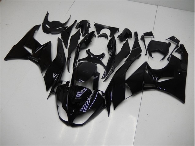 Glossy Black 09-12 Kawasaki ZX6R Motorcycle Fairings Glossy Black 09-12 Kawasaki ZX6R Motorcycle Fairings
