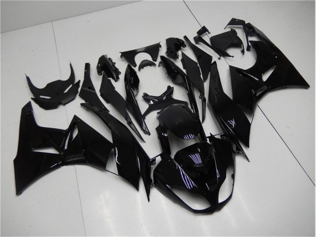 Glossy Black 09-12 Kawasaki ZX6R Motorcycle Fairings Glossy Black 09-12 Kawasaki ZX6R Motorcycle Fairings