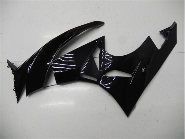 Glossy Black 09-12 Kawasaki ZX6R Motorcycle Fairings Glossy Black 09-12 Kawasaki ZX6R Motorcycle Fairings