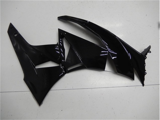 Glossy Black 09-12 Kawasaki ZX6R Motorcycle Fairings Glossy Black 09-12 Kawasaki ZX6R Motorcycle Fairings