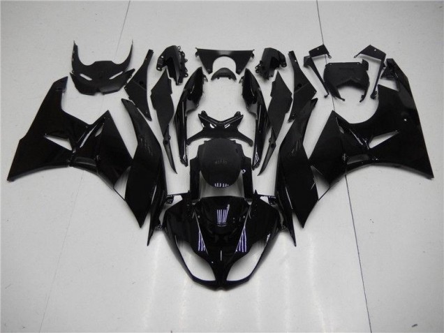 Glossy Black 09-12 Kawasaki ZX6R Motorcycle Fairings Glossy Black 09-12 Kawasaki ZX6R Motorcycle Fairings