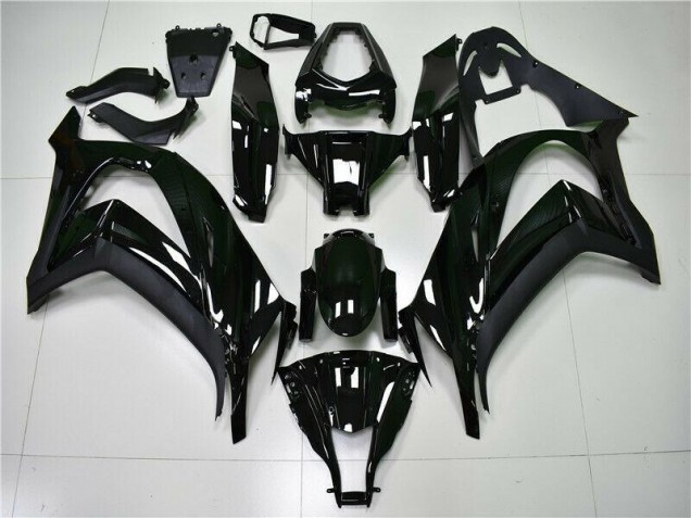 Glossy Black 11-15 Kawasaki ZX10R Motorcycle Fairings Glossy Black 11-15 Kawasaki ZX10R Motorcycle Fairings