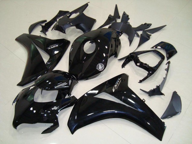 Glossy Black Chrome Decals 08-11 Honda CBR1000RR Motorcycle Fairings Glossy Black Chrome Decals 08-11 Honda CBR1000RR Motorcycle Fairings