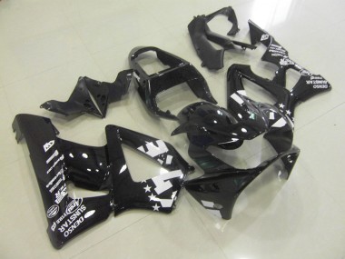 Glossy Black with Start 00-01 Honda CBR900RR 929 Motorcycle Fairings