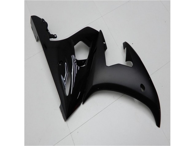 Glossy Matte Black 03-05 Yamaha YZF R6 Motorcycle Fairings Glossy Matte Black 03-05 Yamaha YZF R6 Motorcycle Fairings