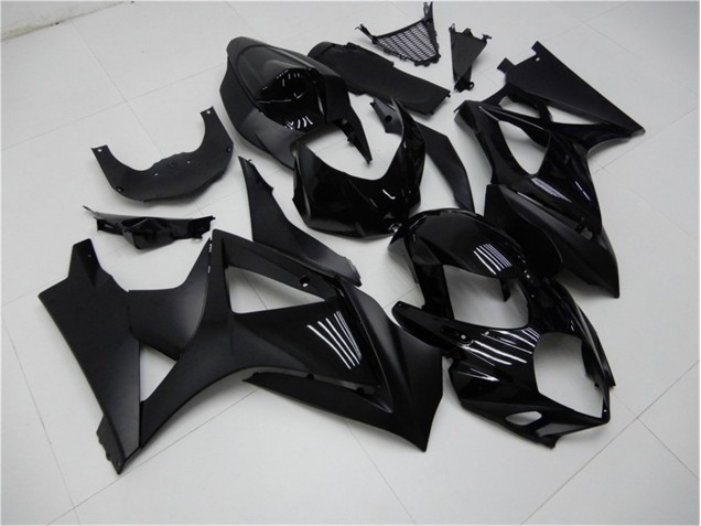 Glossy Matte Black 07-08 Suzuki GSXR 1000 Motorcycle Fairings Glossy Matte Black 07-08 Suzuki GSXR 1000 Motorcycle Fairings