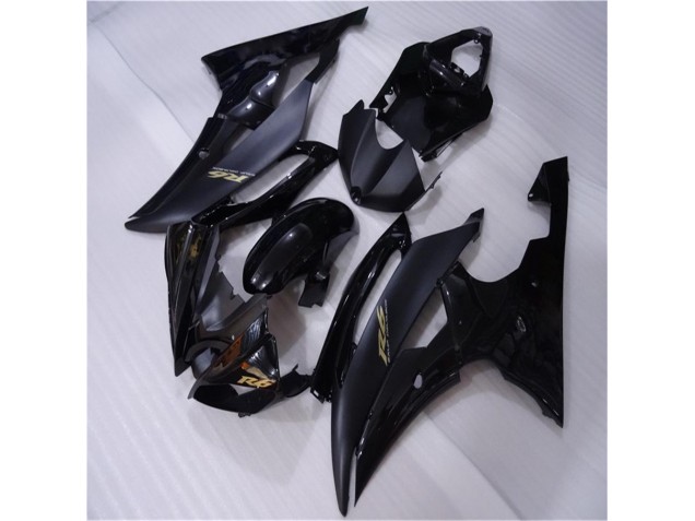 Glossy Matte Black 08-16 Yamaha YZF R6 Motorcycle Fairings Glossy Matte Black 08-16 Yamaha YZF R6 Motorcycle Fairings