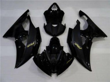 Glossy Matte Black 08-16 Yamaha YZF R6 Motorcycle Fairings