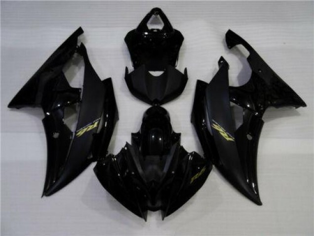 Glossy Matte Black 08-16 Yamaha YZF R6 Motorcycle Fairings Glossy Matte Black 08-16 Yamaha YZF R6 Motorcycle Fairings