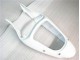 Glossy White 00-02 Kawasaki ZX6R Motorcycle Fairings Glossy White 00-02 Kawasaki ZX6R Motorcycle Fairings