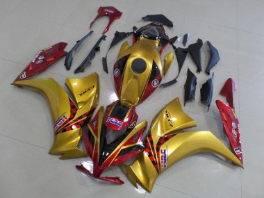 Gold and Dark Red 12-16 Honda CBR1000RR Motorcycle Fairings