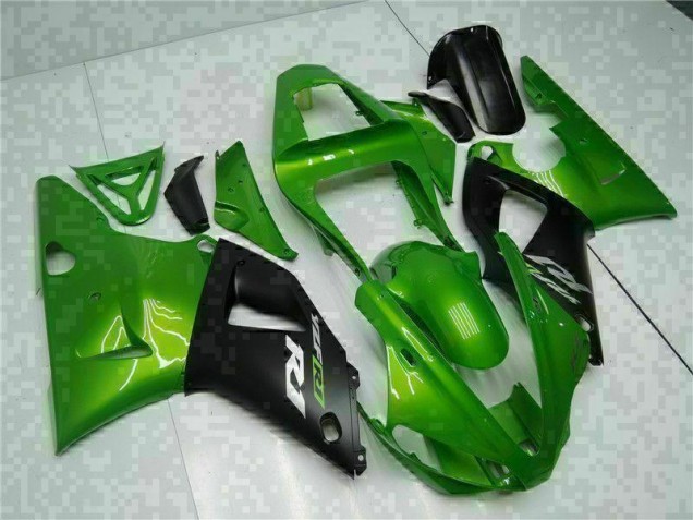 Green 00-01 Yamaha YZF R1 Motorcycle Fairings Green 00-01 Yamaha YZF R1 Motorcycle Fairings