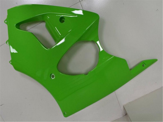 Green 00-02 Kawasaki ZX6R Motorcycle Fairing Green 00-02 Kawasaki ZX6R Motorcycle Fairing