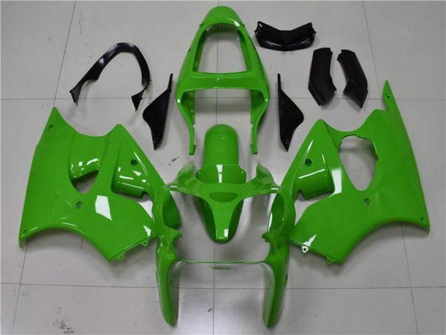Green 00-02 Kawasaki ZX6R Motorcycle Fairing Green 00-02 Kawasaki ZX6R Motorcycle Fairing