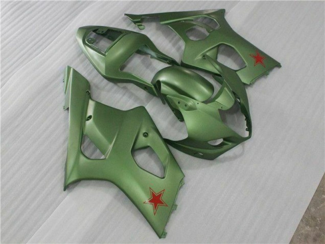 Green 03-04 Suzuki GSXR 1000 Motorcycle Fairings