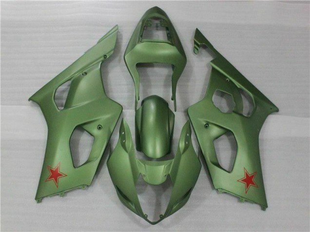 Green 03-04 Suzuki GSXR 1000 Motorcycle Fairings