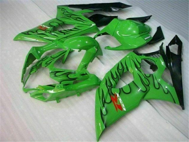 Green 05-06 Suzuki GSXR 1000 Motorcycle Fairings Green 05-06 Suzuki GSXR 1000 Motorcycle Fairings