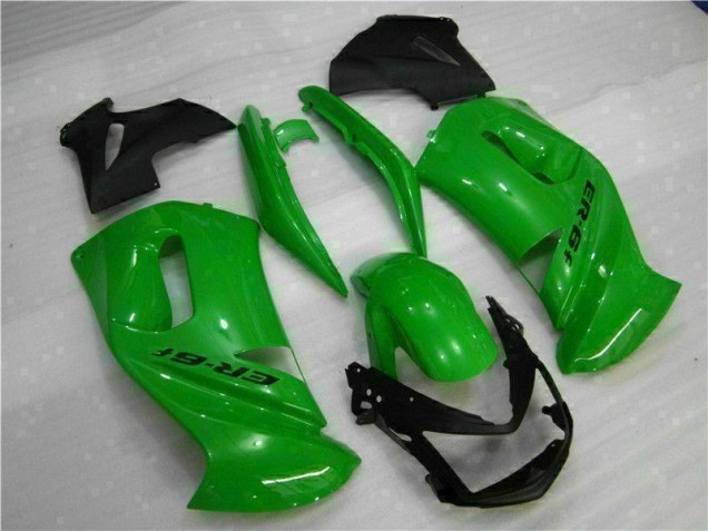 Green 06-08 Kawasaki EX650 Motorcycle Fairings Green 06-08 Kawasaki EX650 Motorcycle Fairings