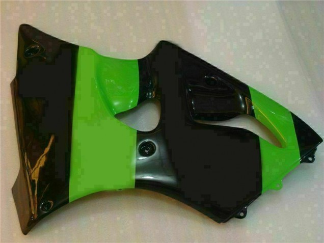Green Black 00-02 Kawasaki ZX6R Motorcycle Bodywork Green Black 00-02 Kawasaki ZX6R Motorcycle Bodywork