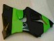 Green Black 00-02 Kawasaki ZX6R Motorcycle Bodywork Green Black 00-02 Kawasaki ZX6R Motorcycle Bodywork