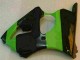 Green Black 00-02 Kawasaki ZX6R Motorcycle Bodywork Green Black 00-02 Kawasaki ZX6R Motorcycle Bodywork