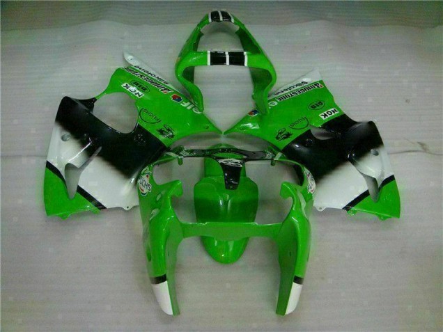 Green Black 00-02 Kawasaki ZX6R Motorcycle Fairing & Bodywork