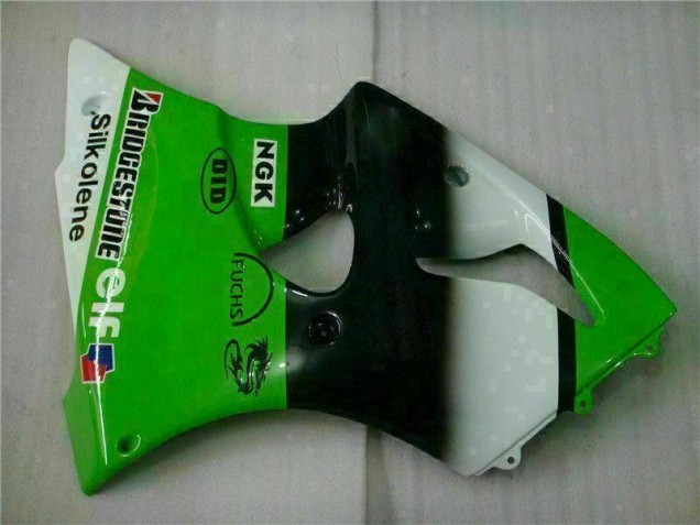 Green Black 00-02 Kawasaki ZX6R Motorcycle Fairing & Bodywork